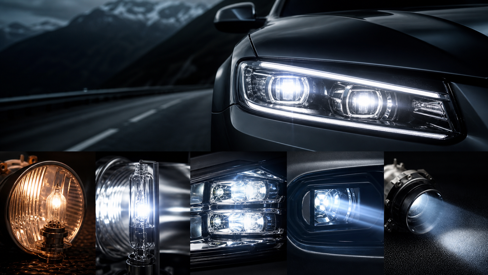 Headlights Function Types of Headlights Explained: Halogen, HID, LED, Laser and