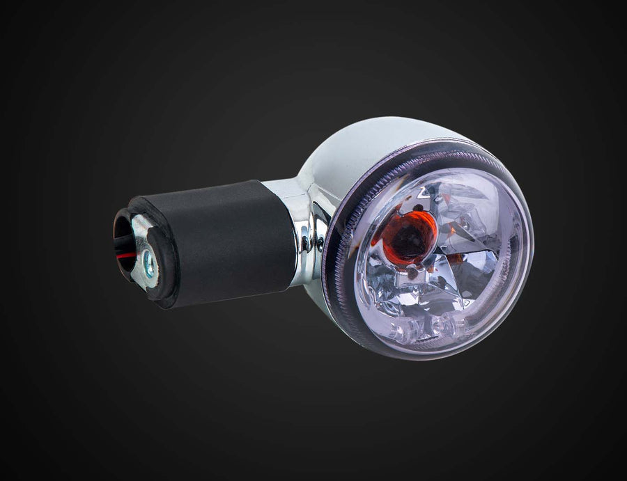 HIBANA 2 IN 1 LED Turn Signals Position Chrome for Honda Cross CUB 110