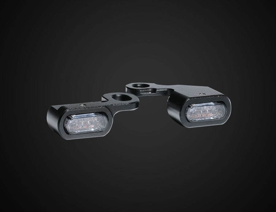 HIBANA Under Perch LED Turn Signals for Softail Dyna and Sportster